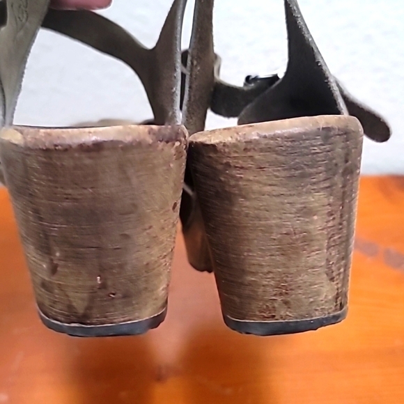 LOTTAS FROM STOCKHOLM WOMEN'S HIGHWOOD MARY JANE LEATHER CLOG SIZE 39 USA 8.5 - Picture 4 of 9